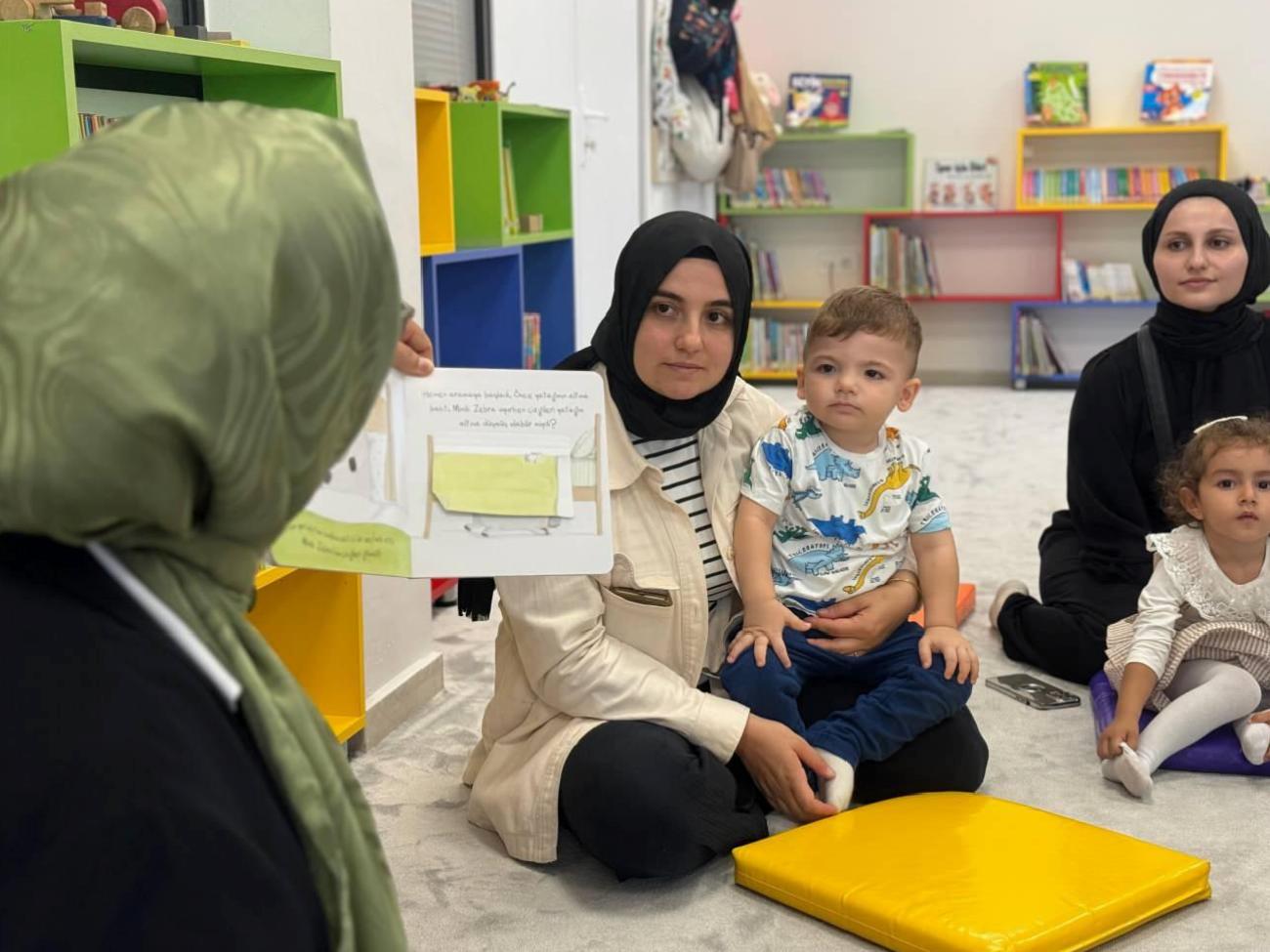 Esenler'deki Esma Biltaci Anne Bebek Kütüphanesi