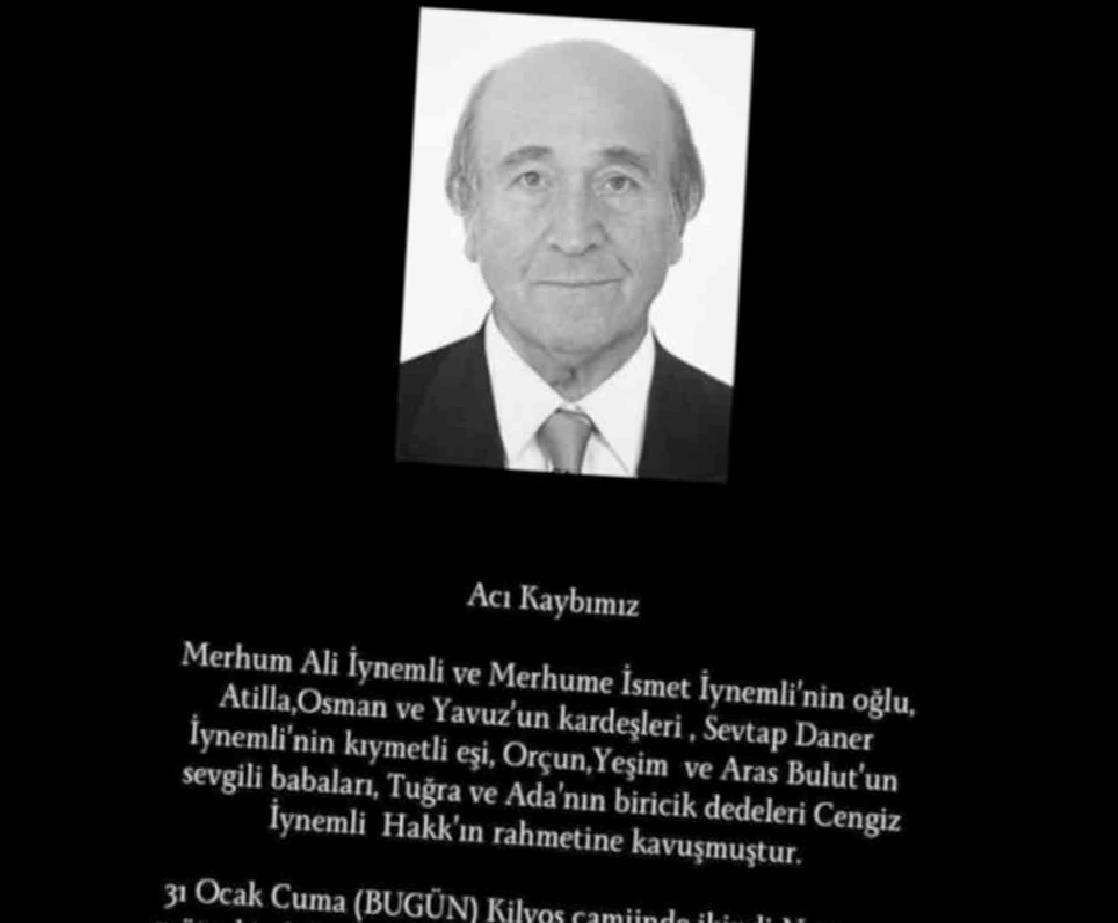 Aras Bulut İynemli'nin Babası Cengiz İynemli Vefat Etti