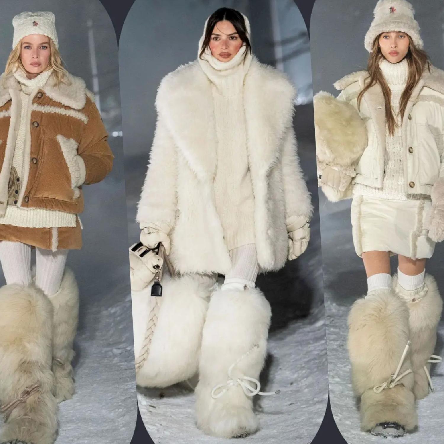 Moncler Defilesi Courchevel'de: Georgina Rodríguez Podyumda