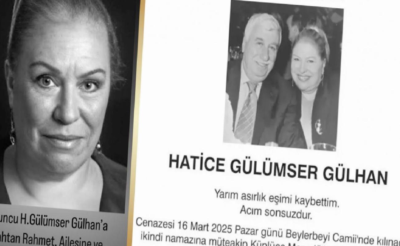 Türk Sinemasının Usta Oyuncusu Gülümser Gülhan Hayatını Kaybetti