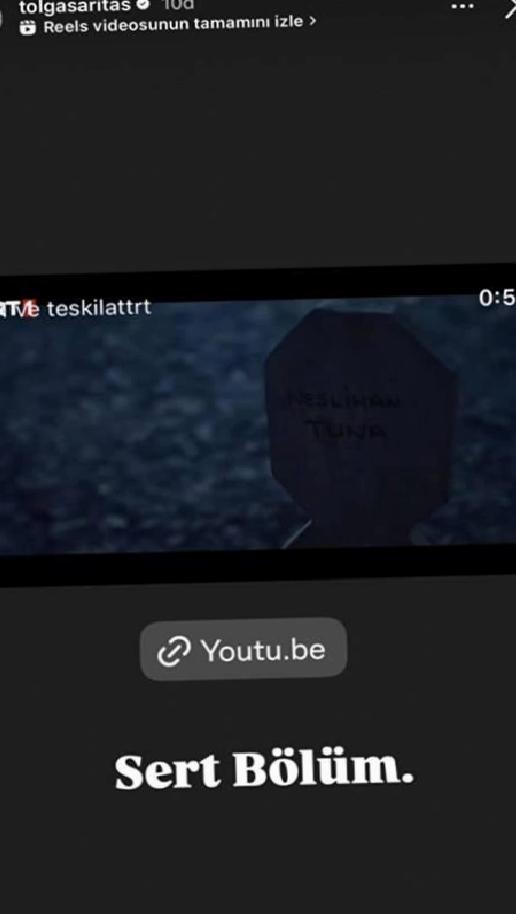 Rol Arkadaşı Tolga Sarıtaş'ın Destek Paylaşımı
