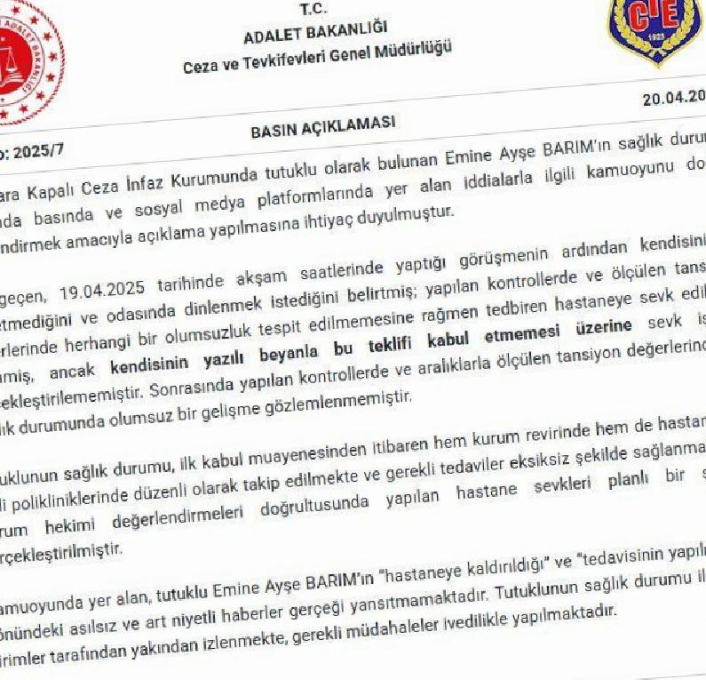 Serenay Sarıkaya ve Ayşe Barım'ın Sağlık Durumu Hakkındaki Tartışmalar