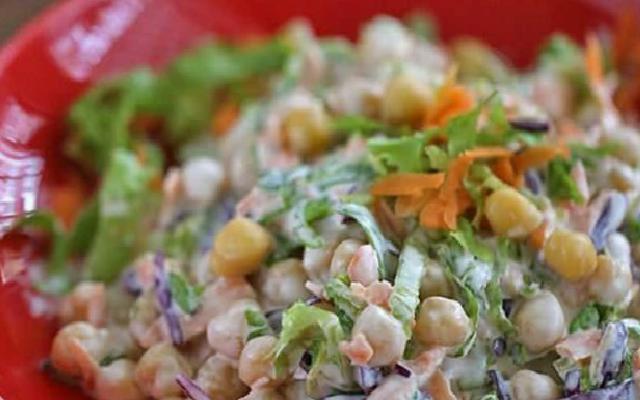 1. Maş Fasulyeli Soğuk Salata