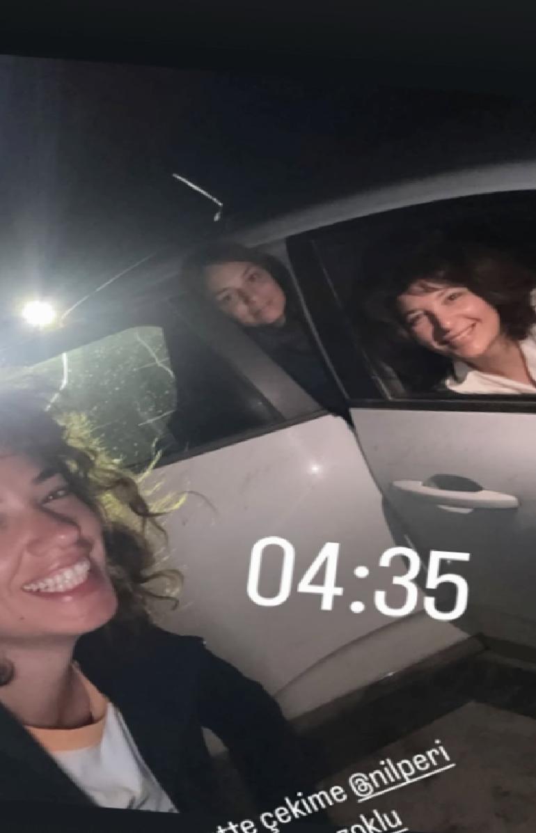 Seda Bakan’ın Erken Saatteki Set Hazırlığı