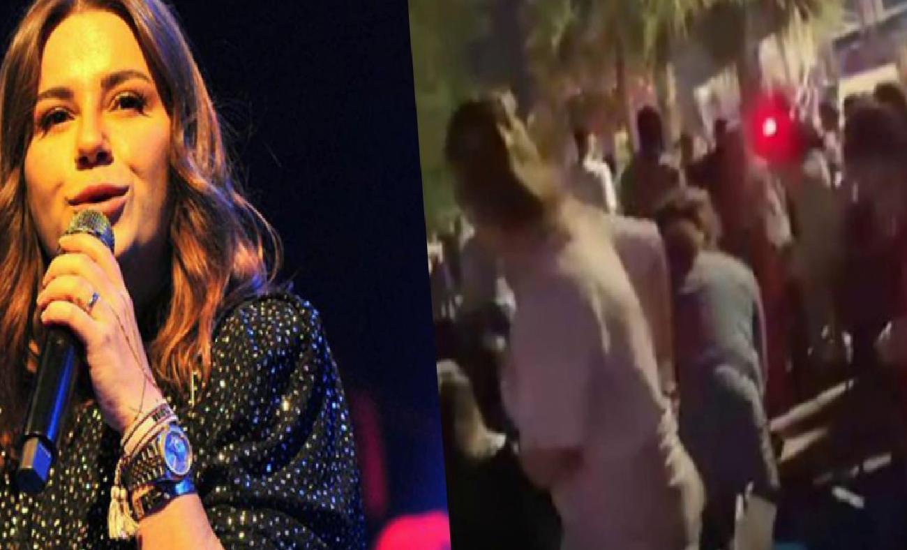 Ünlü Şarkıcı Merve Özbey'in Samsun Konserinde Korkutan Anlar