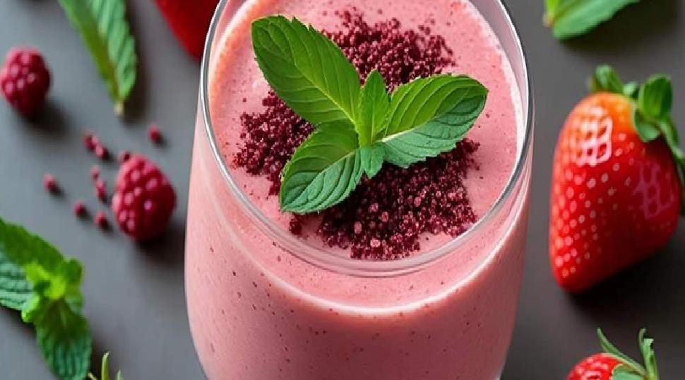 Sağlığı Destekleyen Çilekli Sumaklı Smoothie Tarifi