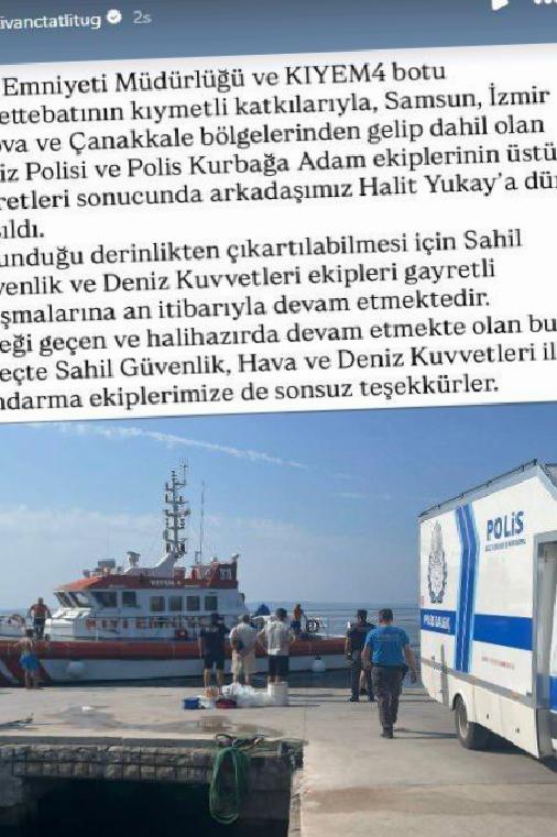 Bozcaada’da Kaybolan İş Adamı Halit Yukay’ın Cenazesine Ulaşılması ve Dün Yaşanan Gelişmeler