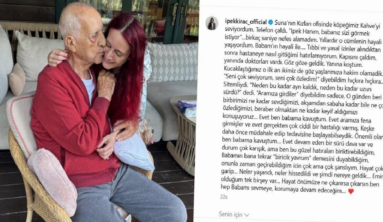 İpek Kıraç ve babası İnan Kıraç cephesinde yeni gelişme! 'Gözyaşlarımıza hakim olamadık'