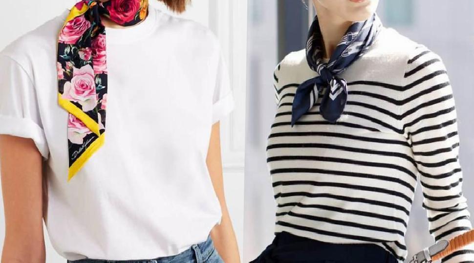 Saç ve Aksesuar Detaylarında Fular Kullanımı