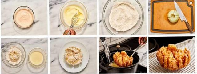 Yeni nesil atıştırmalık: Evde Blooming Onion (soğan çiçeği) nasıl yapılır?