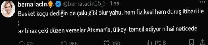Berna Laçin'in A Milli Erkek Basketbolu ve Ataman Turu: Yerli-yerli paylaşım gündemde
