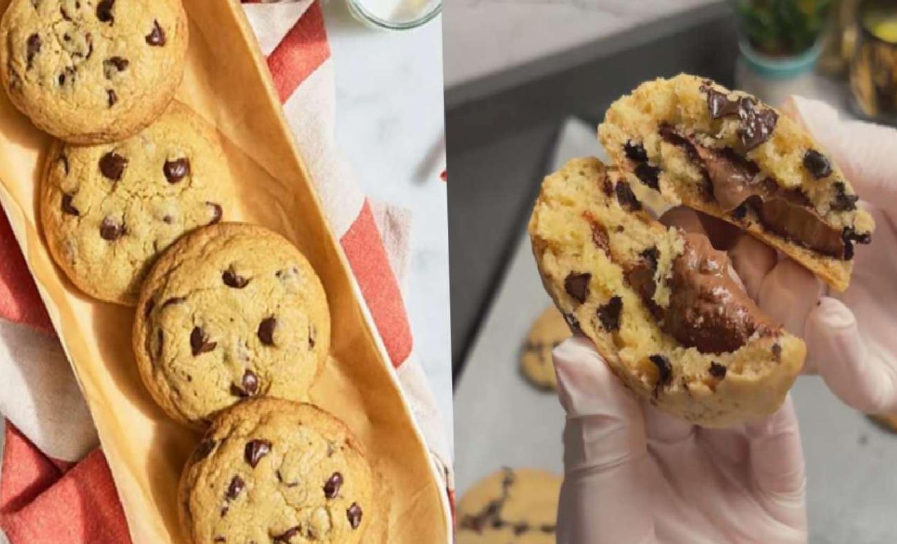 İçi Dolgulu Damla Çikolatalı Kurabiye: Çay Saatlerinin Favorisi