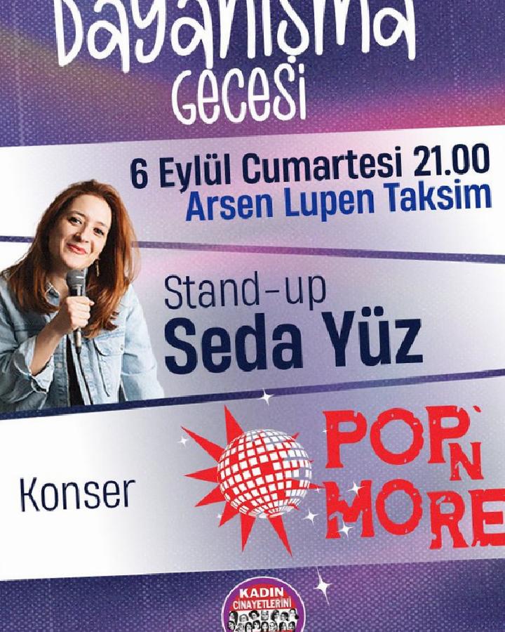 Kadın Cinayetlerini Durduracağız Platformu’ndan Dayanışma Gecesi: Müzik ve Mizahla Sesi Yükseltiyoruz