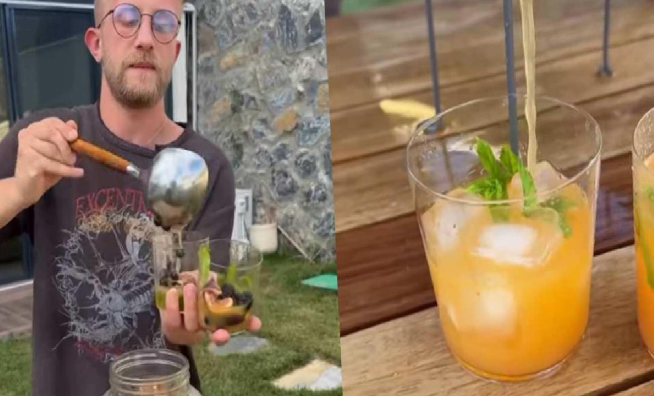 Şeftalili Limonata: Tahsin Küçük’ün Ferahlatıcı Thesili Sunumu ve Tarifin Detayları