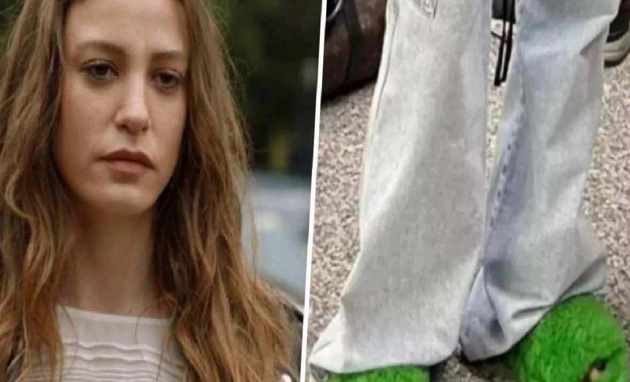 Serenay Sarıkaya’nın 50 Bin TL’lik Yeşil Tüylü Terlikleri Sosyal Medyada Gündem Oldu