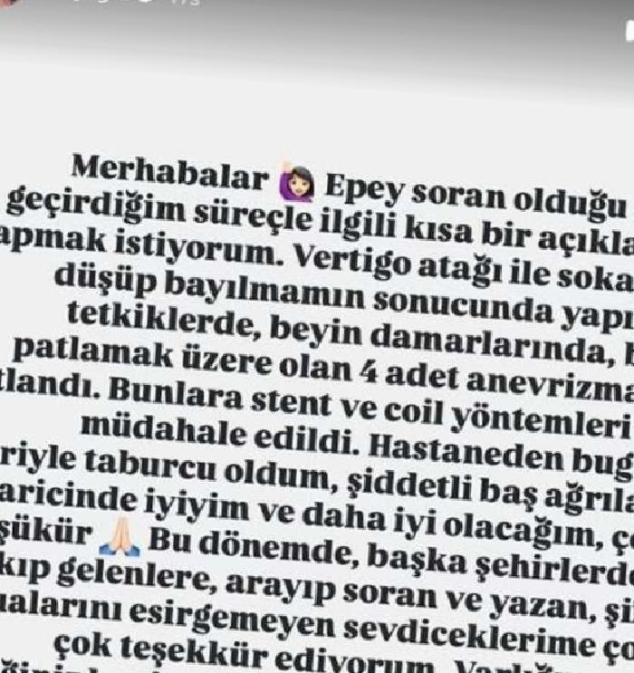 Ahu Yağtu: Beyin Anevrizması Teşhisi Sonrası Yaşamına Dönüş Süreci ve Takdir Dolu Destek