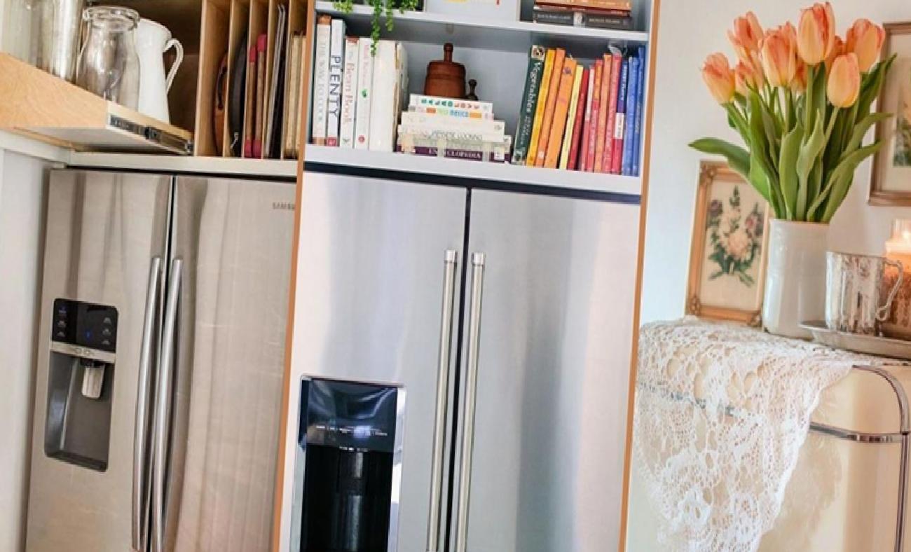 Buzdolabı Üstündeki Boşlukları Mutlu ve İşlevsel Depolama Alanına Dönüştürün