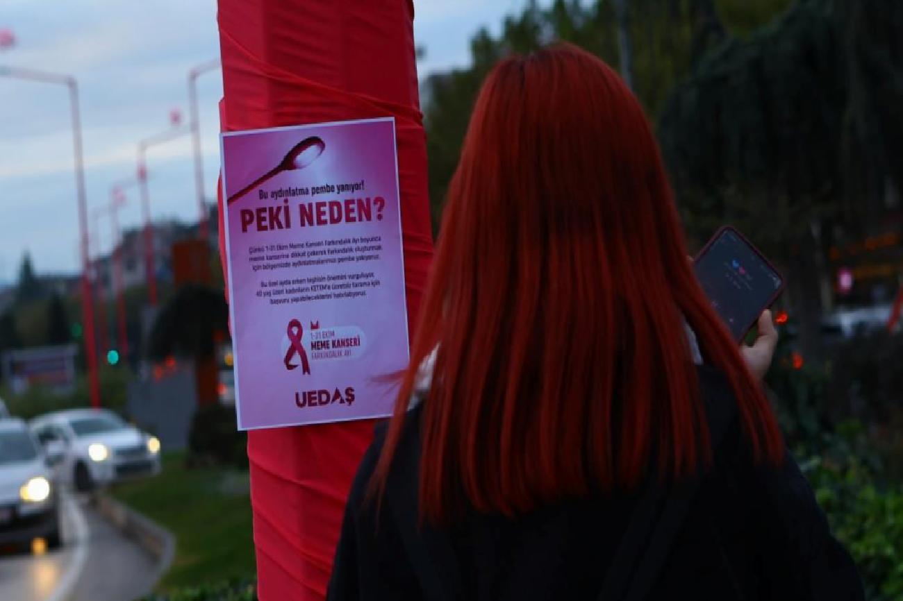 Pembe Lambalar Projesiyle Meme Kanseri Farkındalığı: UEDAŞ’tan Erken Teşhise Yönelik Vurgu