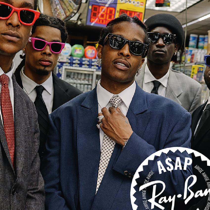 Ray-Ban Wayfarer Puffer: A$AP Rocky ile Hip-Hop ve Yüksek Moda Arasındaki Sınırları Zorlayan Yeniden Yorum
