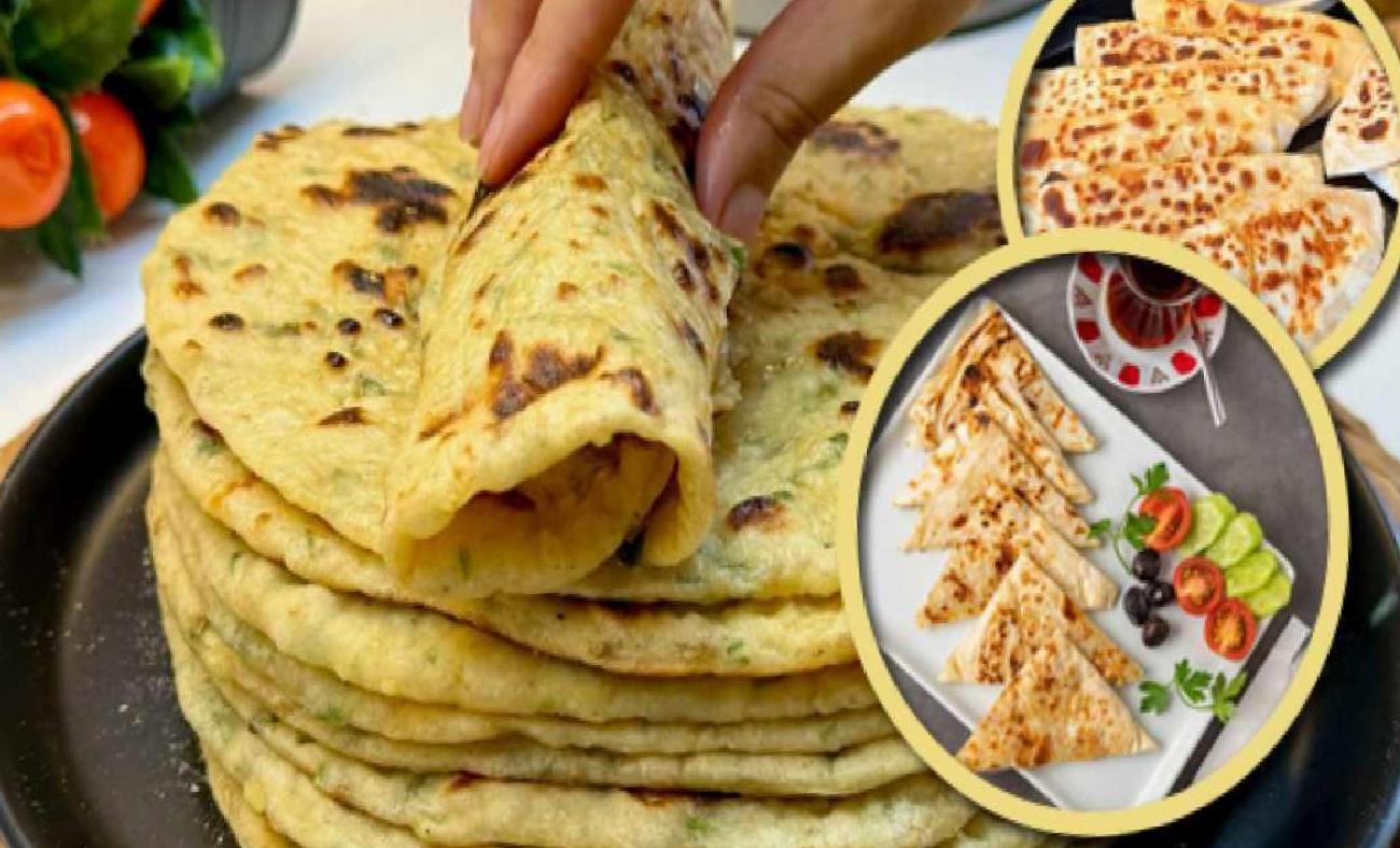 Patatesli Pratik Gözleme: Hızlı ÇayYanırtan Lezzetli Pratik Tarif