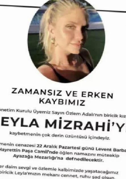 Leyla Mizrahi: Ani Veda ve Ailesinin Duygusal Beyanı