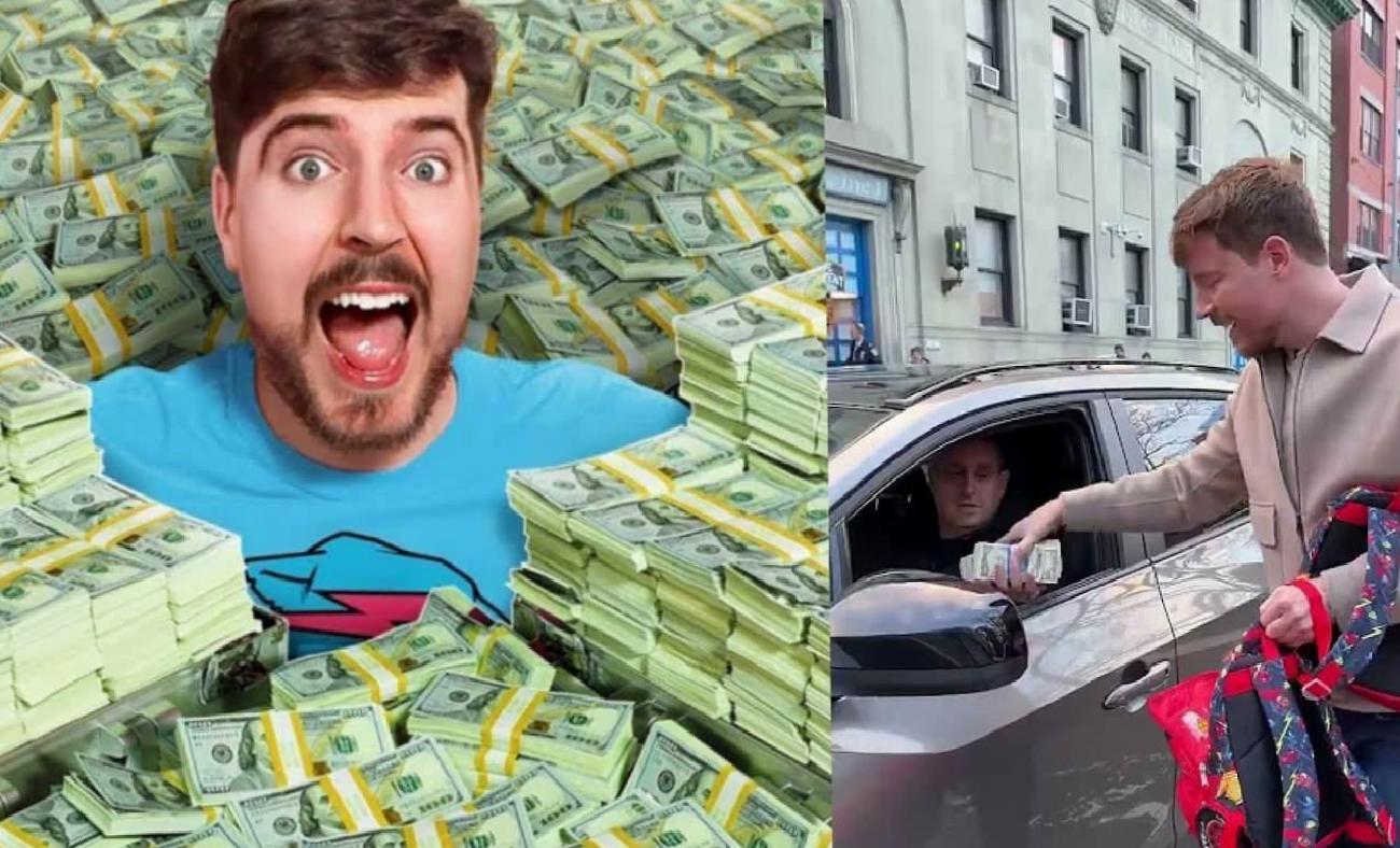 MrBeast'in Trafikte Sürpriz Para Dağıtımı: '1.000 Dolar İster Misiniz?' Anıların Şaşkınlığı