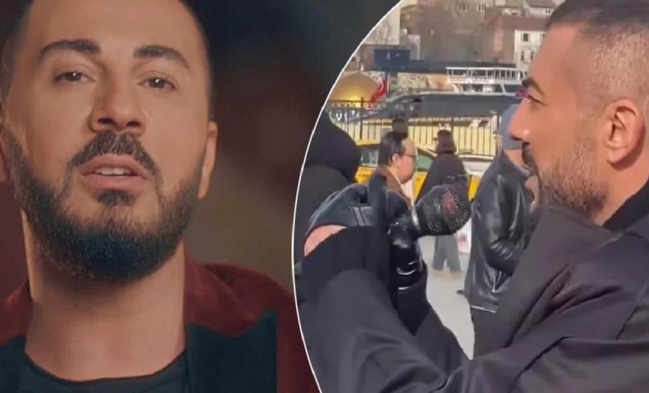 Rober Hatemo Sokaklara Taştı: Eminönü’nde Doğal Performansıyla Klip Çekimine Davet