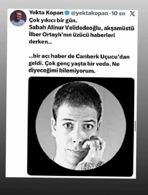 Canberk Uçucu’nun Vefatı: Yaşadığı Kalp Krizi Sonrası Taziye Mesajları