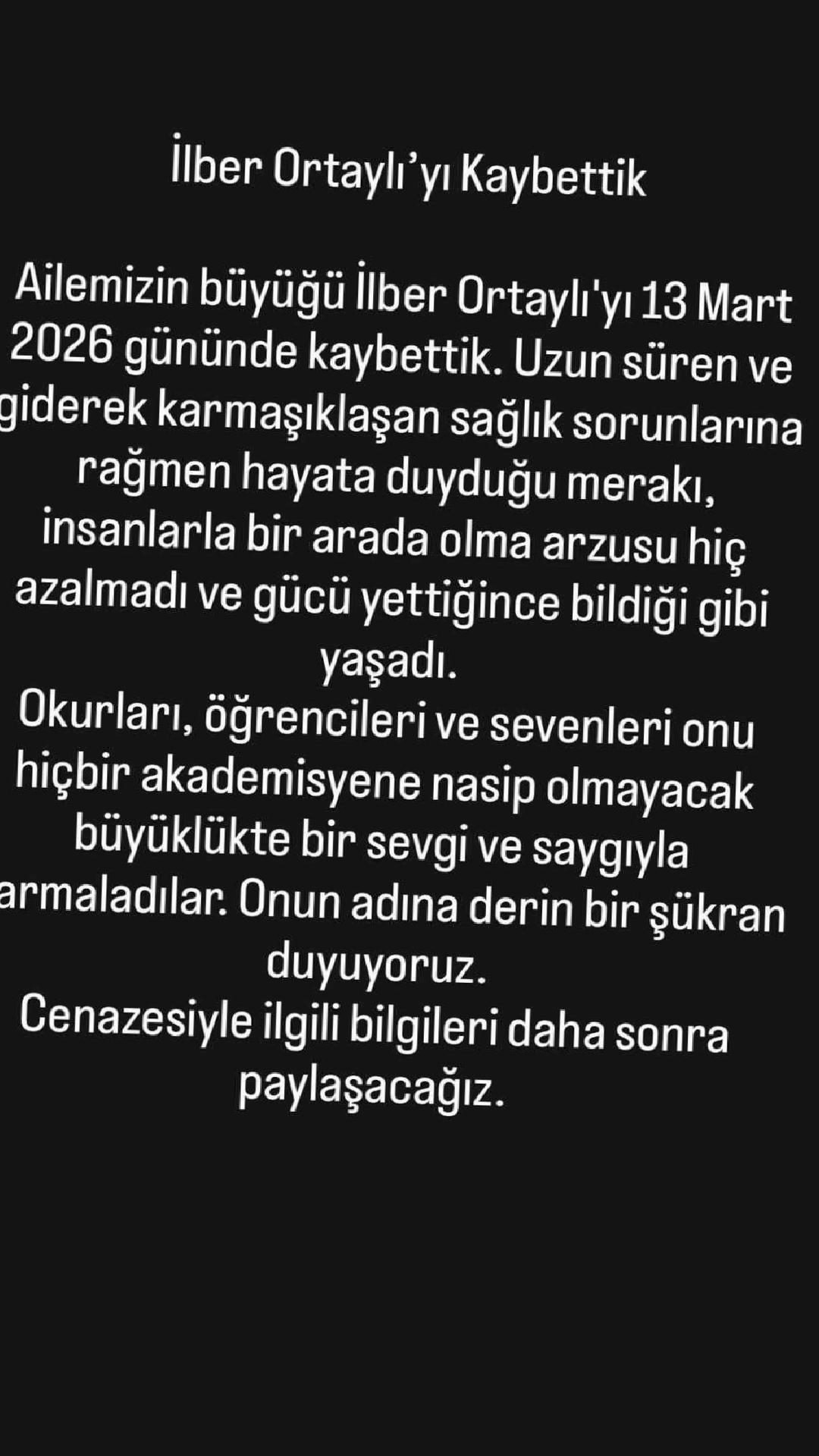 İlber Ortaylı: Yaşamı, Kariyeri ve Vefatı Üzerine Anımsamalar