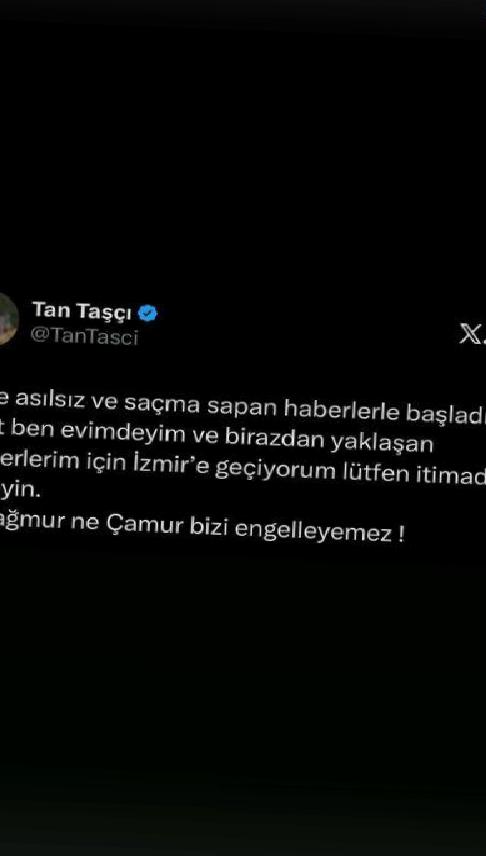 Tan Taşçı Sessizliğini Bozdu: İddialar Ardında Kalan Soru İşaretleri