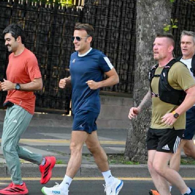 Ankara'da Macron'un 7 Kilometre Koşusu: NATO Zirvesi Öncesi Gün ışığında Adımlar