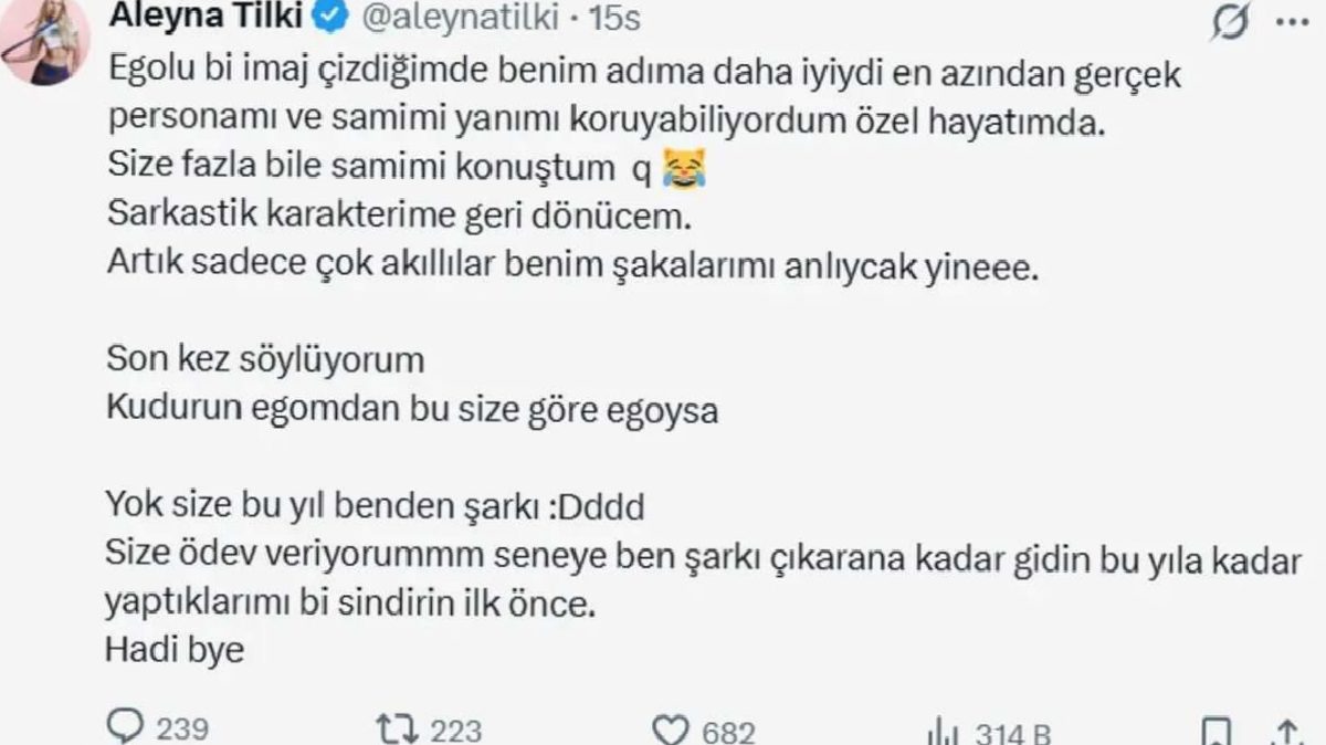 Aleyna Tilki ve Hayranları Arasında Sosyal Medya Gerilimi: Tepkiler ve İfade Sınırları