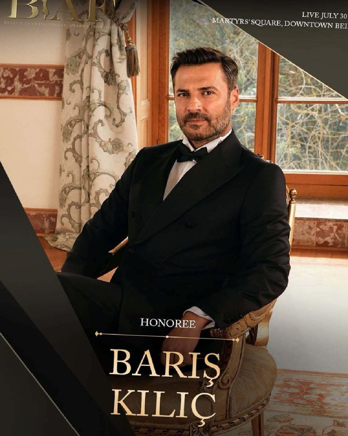 Barış Kılıç Beyrut Uluslararası Ödülleri’nde Yılın Uluslararası Oyuncusu Seçildi
