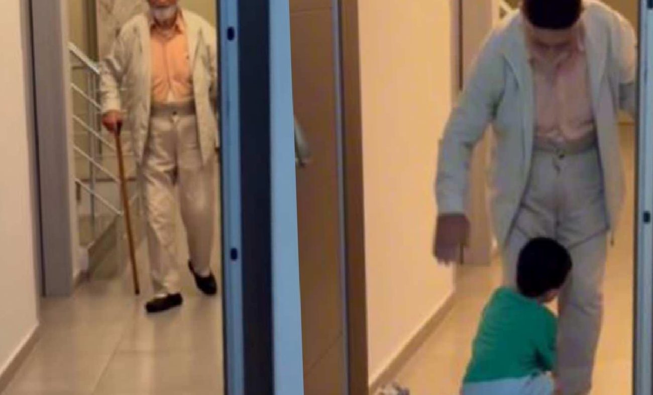 Dede-Torun Anları: Kapıda Gülüşler ve Sarılmaların Sıcaklığı