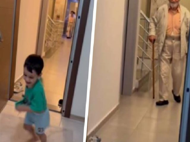 Dede-Torun Anları: Kapıda Gülüşler ve Sarılmaların Sıcaklığı