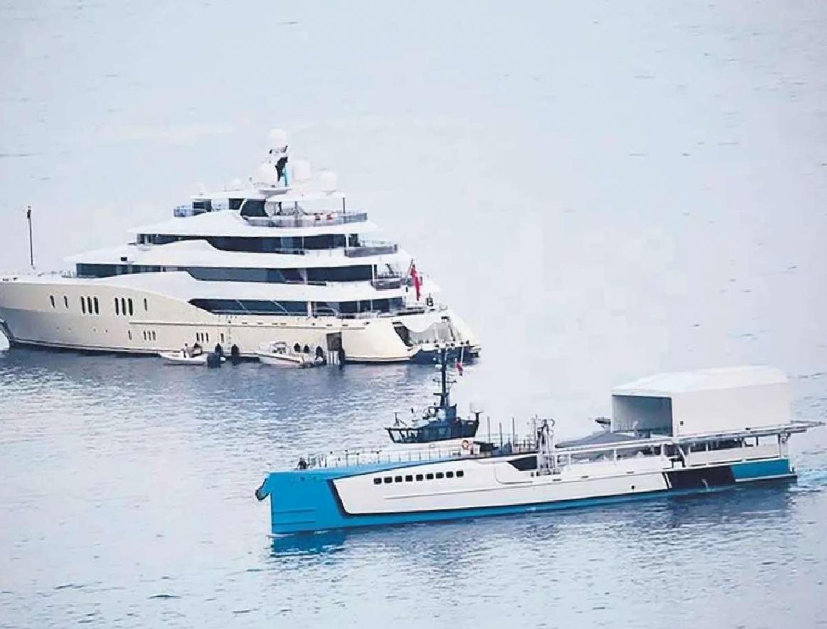 Koum’un Mogambo Yatıyla Bodrum’da Lüks Ziyafeti: Power Play Destek Gemisi de Eşlik Ediyor