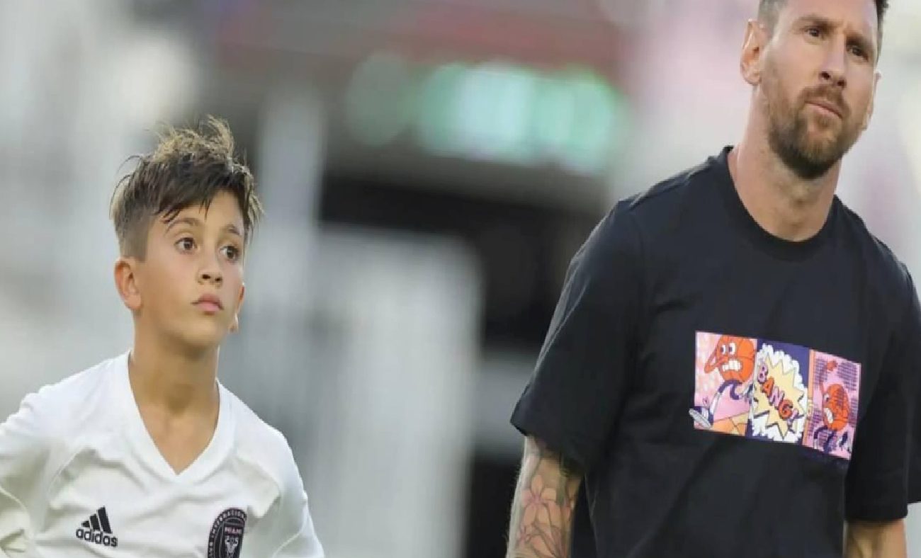 Messi ve Oğluyla Tribünde Yaşanan Diyaloğun Gazlı İçecek İçin Sesi