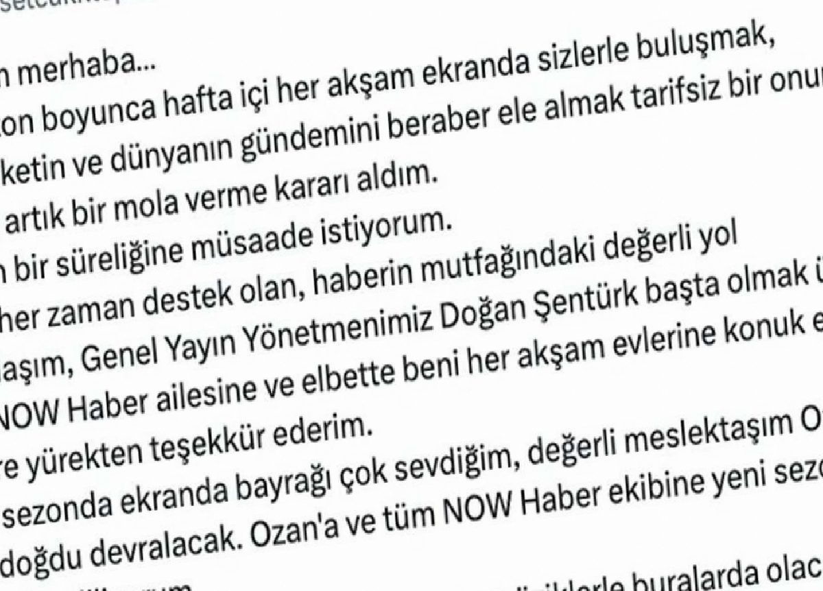 Selçuk Tepeli NOW Ana Haber’e Veda Etti: Koltuğu Ozan Gündoğdu’ya Emanet