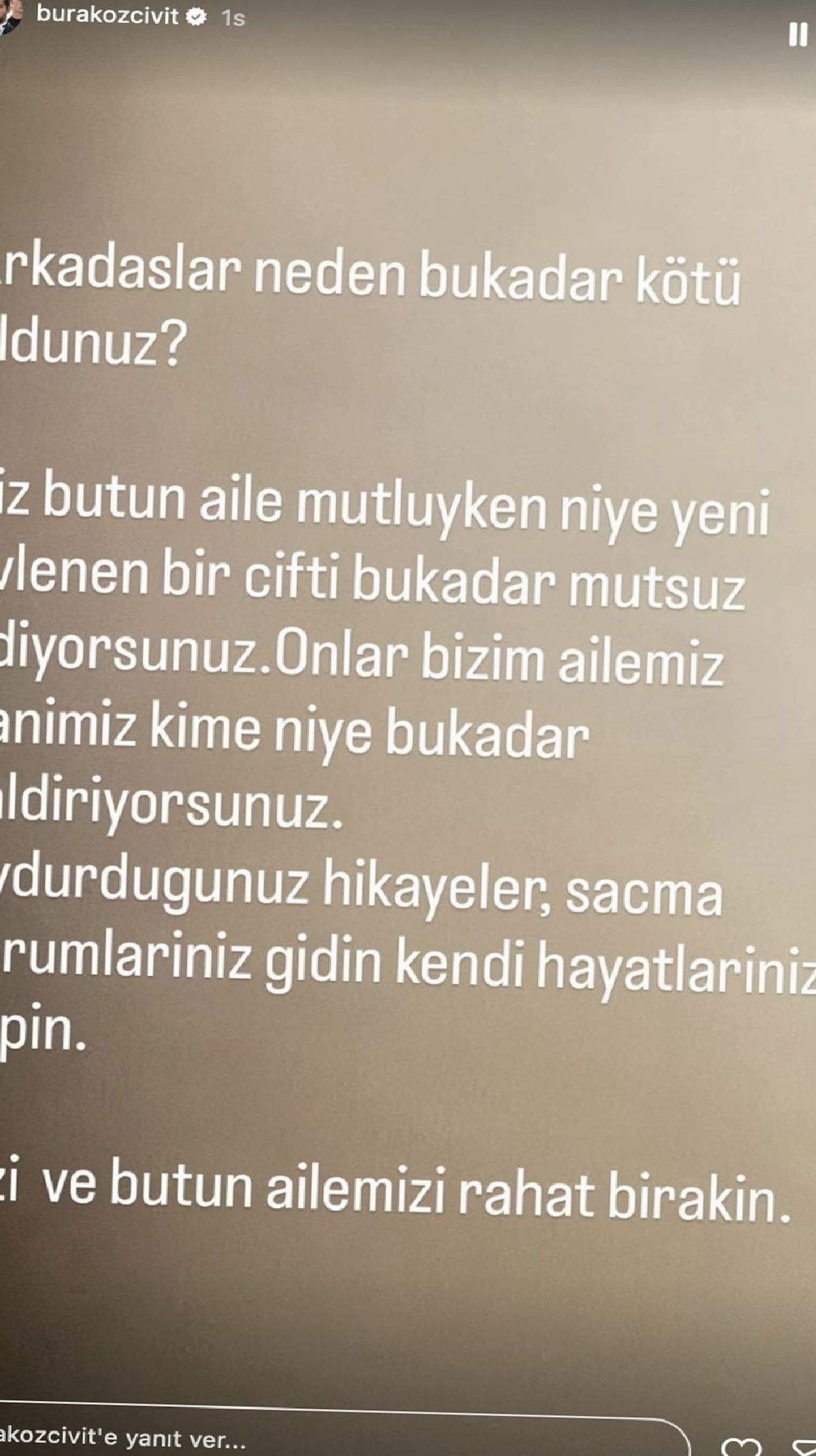 Burçun Özçivit'in Düğünü ve Aile İçinde Yaşanan Tartışmaların Ardındaki Sessizlik