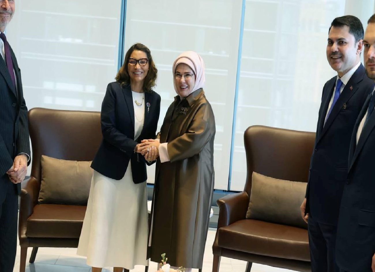 Emine Erdoğan ve Rosangela Lula da Silva Ortak Konuları Görüştü