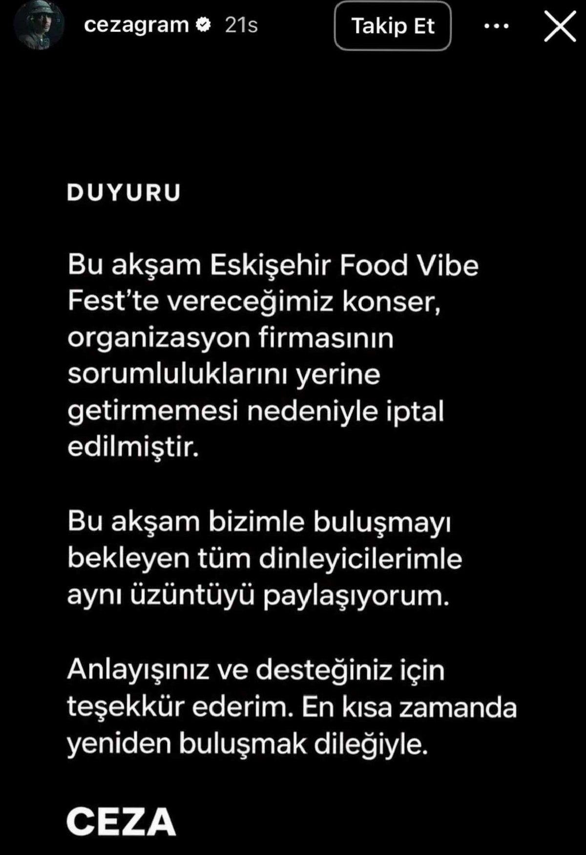 Food Vibe Fest Eskişehir'de Konsert İptali ve Yaşanan Gerginlik
