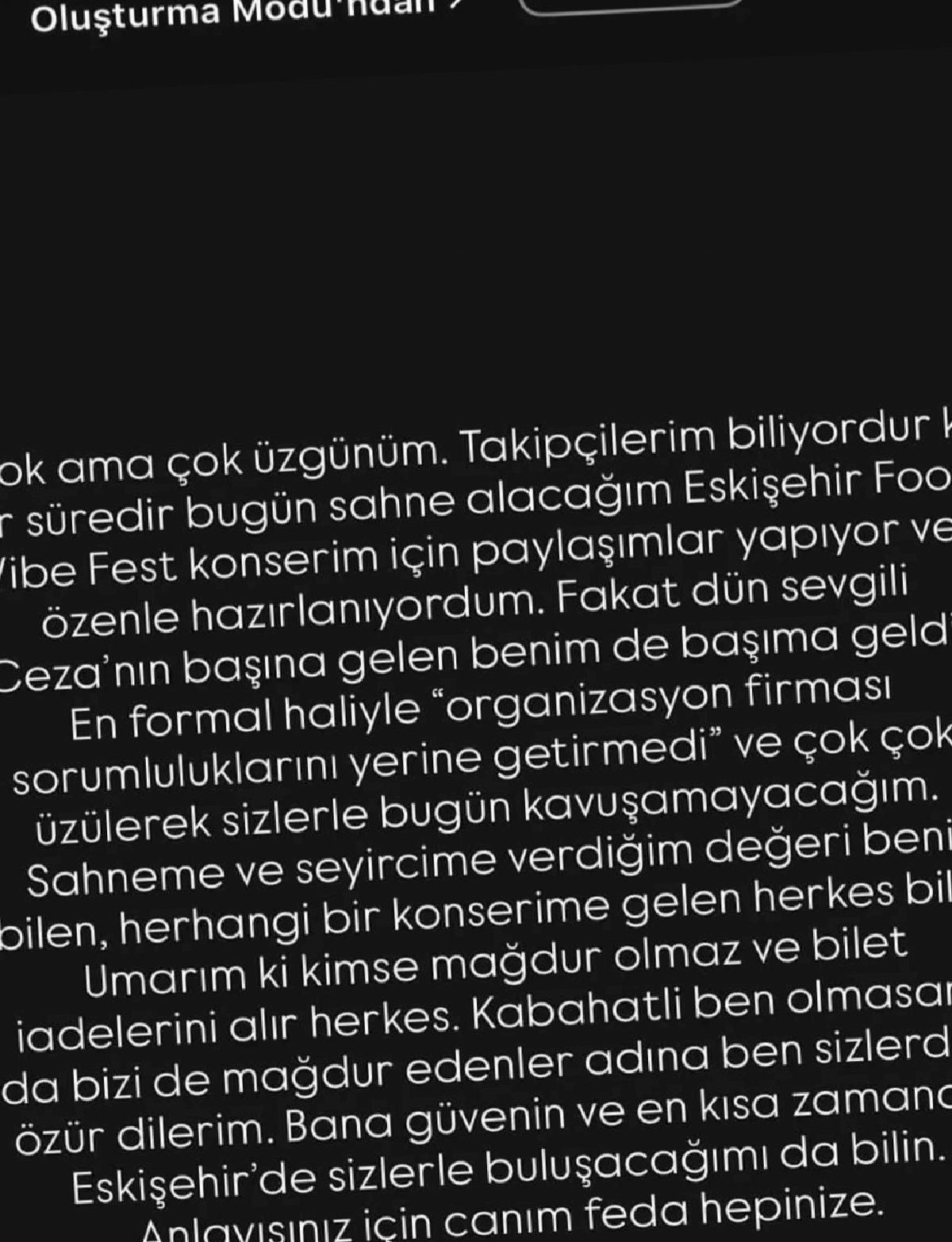 Food Vibe Fest Eskişehir'de Konsert İptali ve Yaşanan Gerginlik
